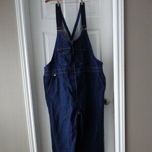 Big Bill Men's Bib Overalls Blue Denim Size 56X50-REG Workwear Carpenter Unlined